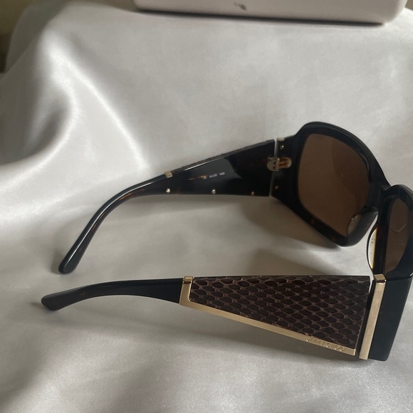 JIMMY CHOO Black and Brown Sunglasses main image 5